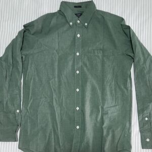 J. Crew Heather Green Casual Button-Down Shirt